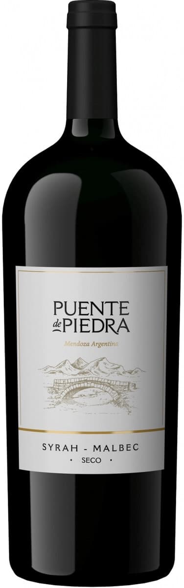 Вино "Puente de Piedra" Syrah-Malbec