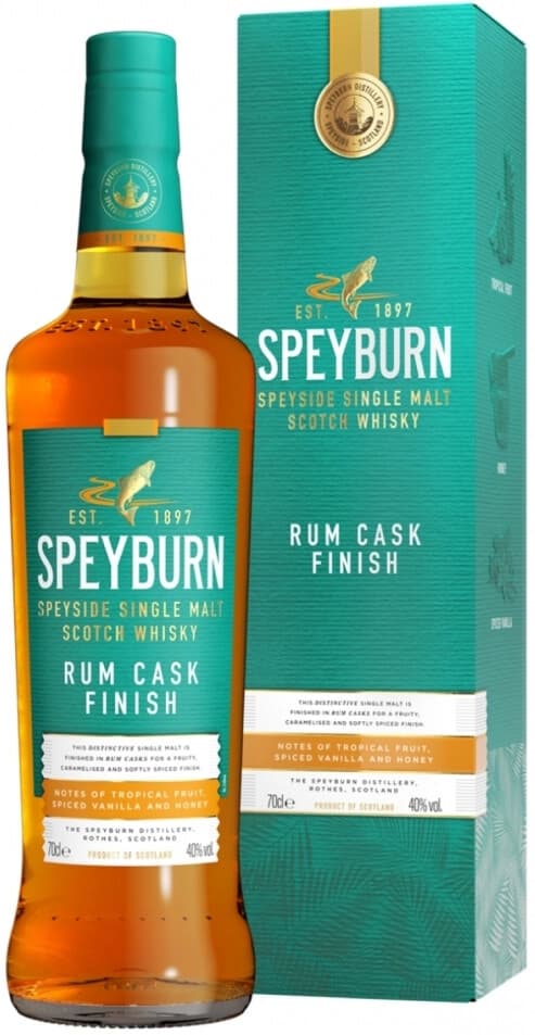 Виски "Speyburn" Speyside Single Malt Rum Cask Finish, gift box