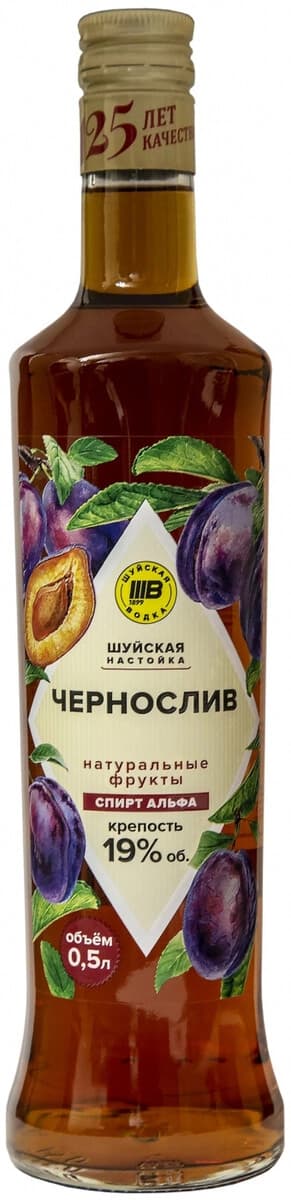 Ликер Настойка "Шуйская" на черносливе