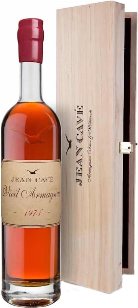 Арманьяк Jean Cave, Vieil Armagnac AOC, 1974, wooden box