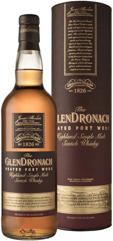 Виски Glendronach, Peated Port Wood, in tube