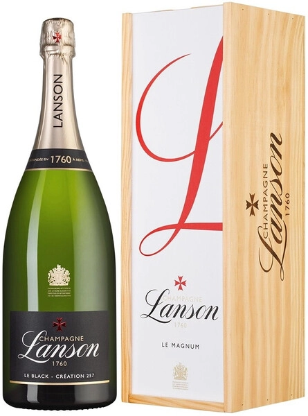 Шампанское белое брют Lanson Le Black Creation 257 Brut, 1.5 л